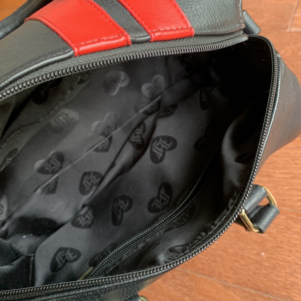 Disney Black and Red Lightning McQueen Piston Cup Handbag - Picture 7 of 15